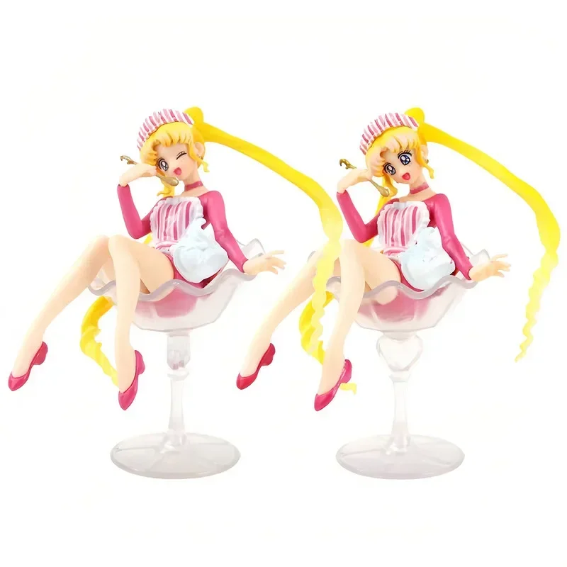12cm Sailor Moon Anime Figures Tsukino Usagi Action Figurine Pvc Kawaii Cute Model Collection Statue Toys Cute Christmas Gifts