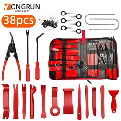 Kit de démontage intérieur de voiture, outil de retrait de garniture de panneau, démonteurs en plastique de voiture, invitation à la main, outil de boîtier, outils de voiture