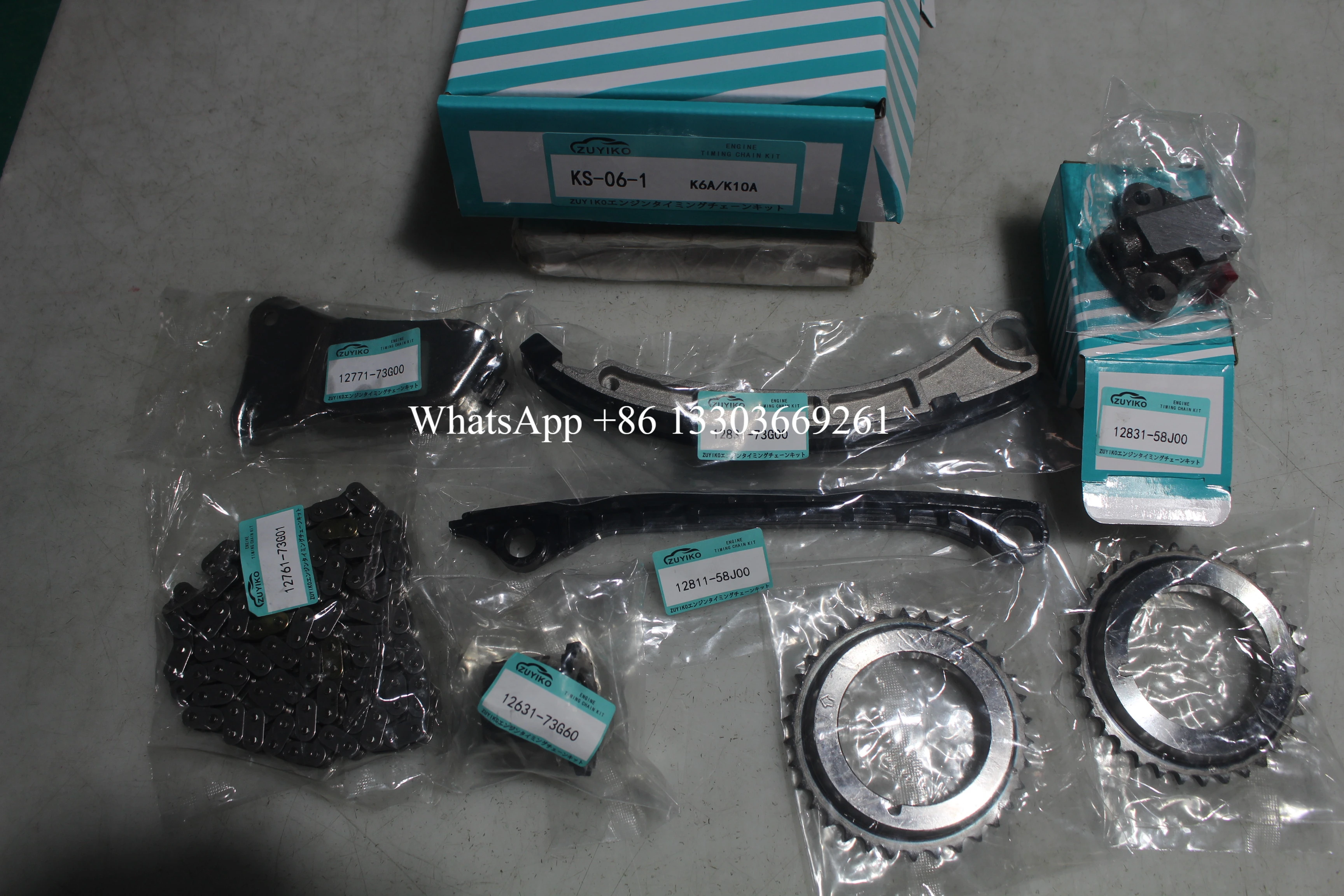 

K6A K10A TIMING CHAIN KIT FOR SUZUKI k6a k10a engine timing chain set 12761-73G01 KS-06-1