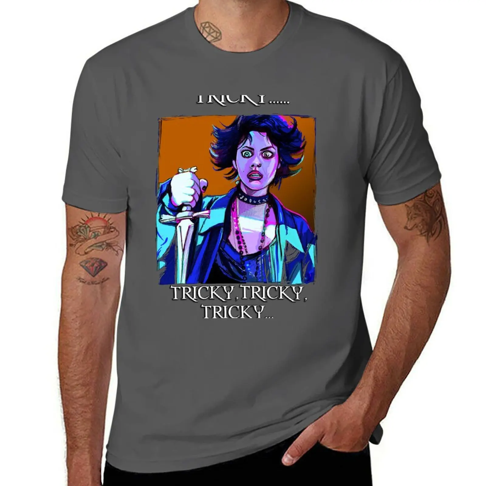 

tricky T-Shirt man t shirts cotton t shirts cotton 100% T-Shirt