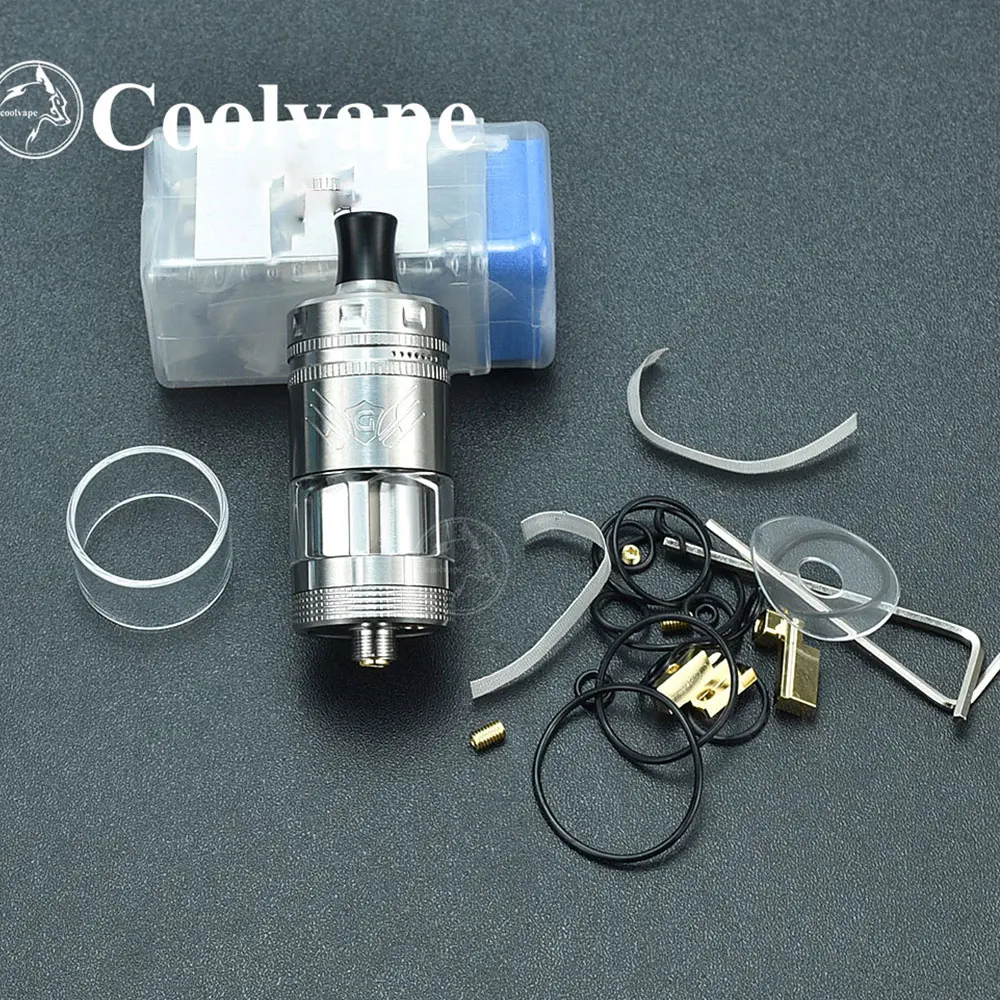 

Gryphus Style MTL RTA Mesh Coil RTA 316SS 6ml 24mm RTA Atomizer Rebuildable Tank Vape RTA