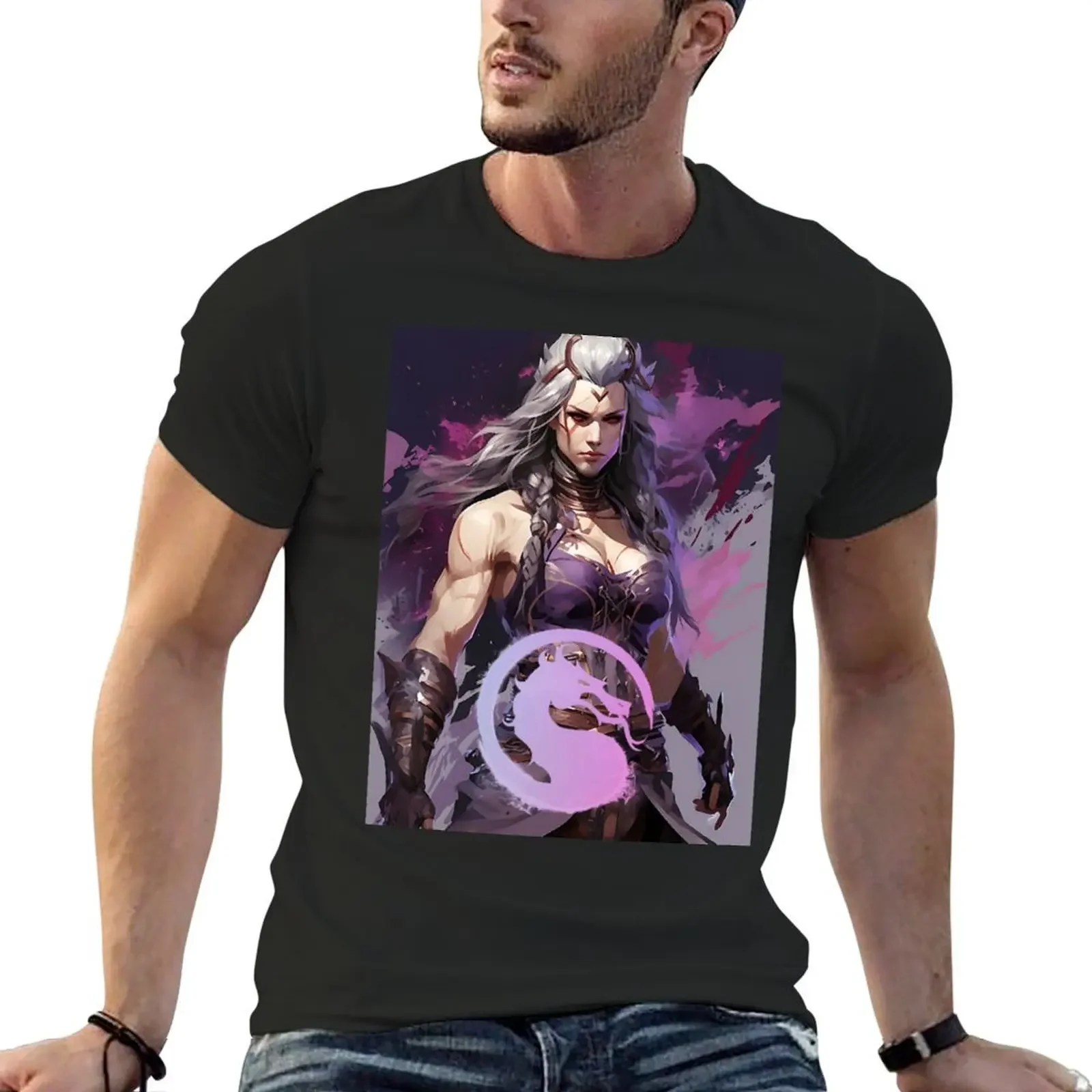 MK 1 Sindel T-shirt plus size tops oversized hippie clothes clothes for men