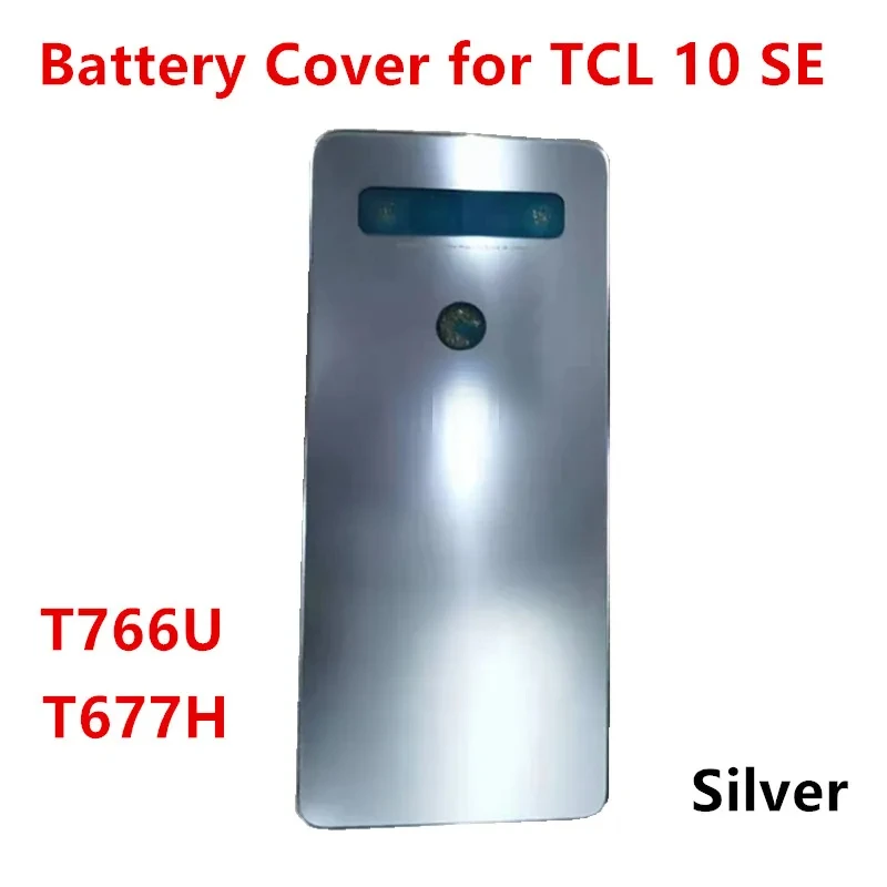 Housing For TCL 10 SE T766H T766U Back Battery Cover Front Middle Frame Plate Repair Replace Bezel Door Phone Rear Case