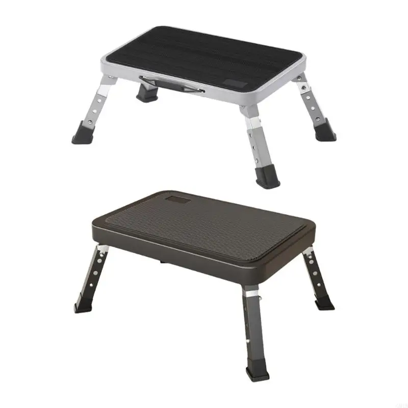 

G8TB Ergonomic Folding Step Ladder for Home and Outdoor Use Sturdy Metal Construction with Nonslip Feet for Enhances Safety