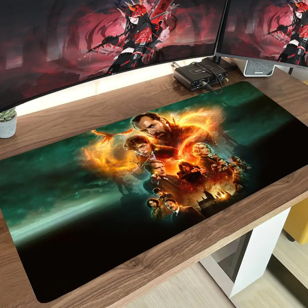 900x 400mm Large game Mouse pad F-Fantastics B-Beastses Anime XXL Keyboard Gamer Rubber Mouse Pads on The Table Speed Non-slip D