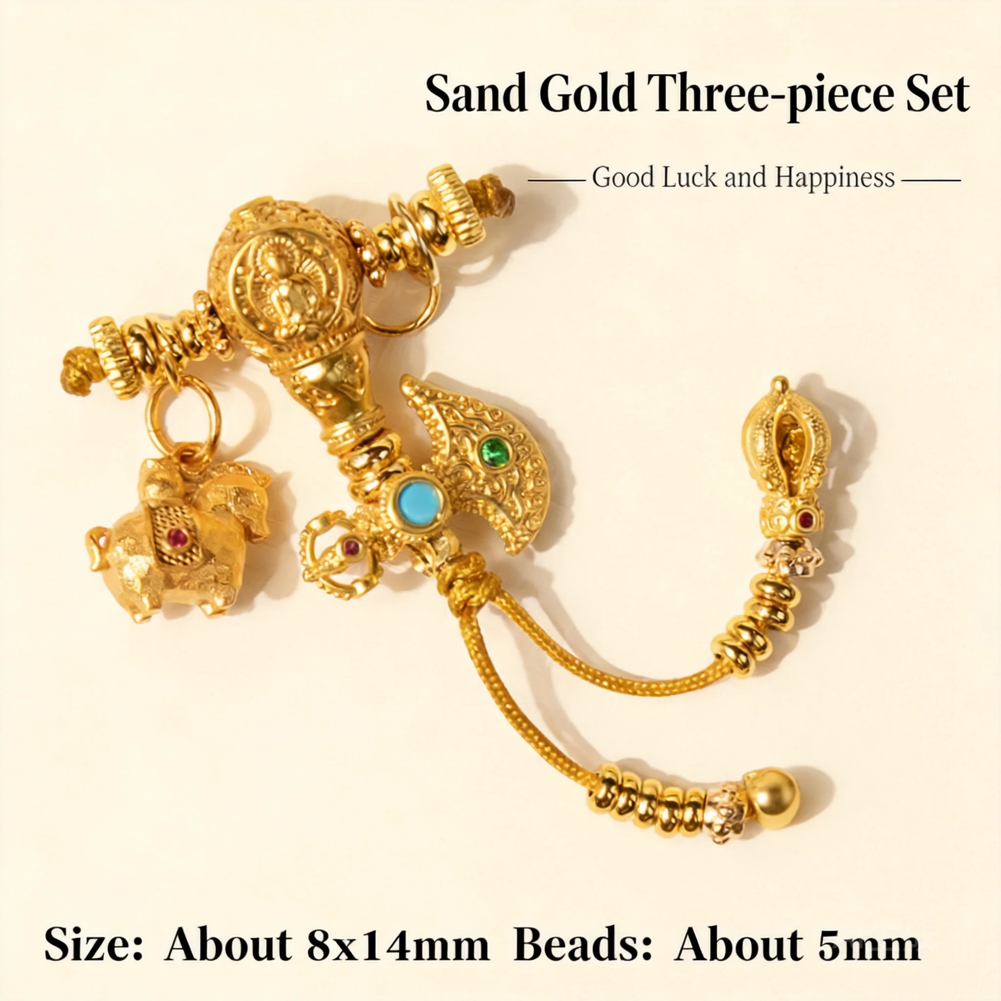 auspicious-chinese-style-luck-blessing-gold-plated-copper-3-way-guru-bead-set-back-cloud-disciples-beads-for-diy-108-mala-bracel