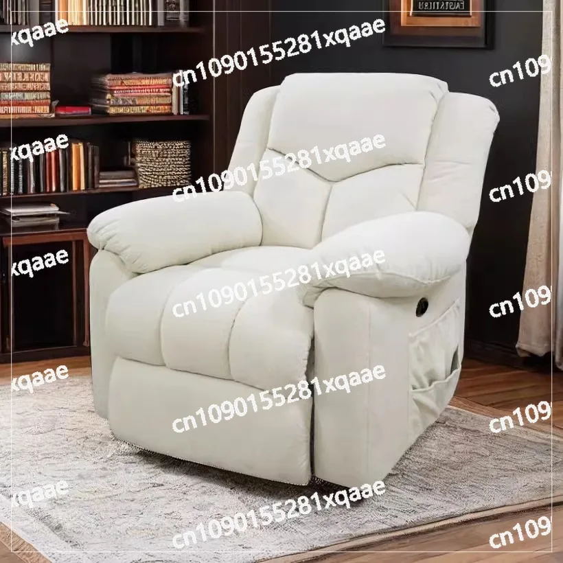 Cloud Sofa Electric Function Cream Wind Lamb Fleece Lazy Sofa Chair Compressible