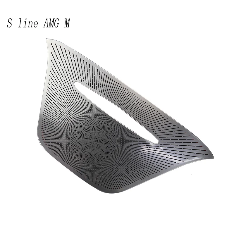 Car Styling Audio Speaker For Mercedes Benz A GLA CLA Class W176 X156 C117 Dashboard Loudspeaker Cover Sticker Trim Accessories