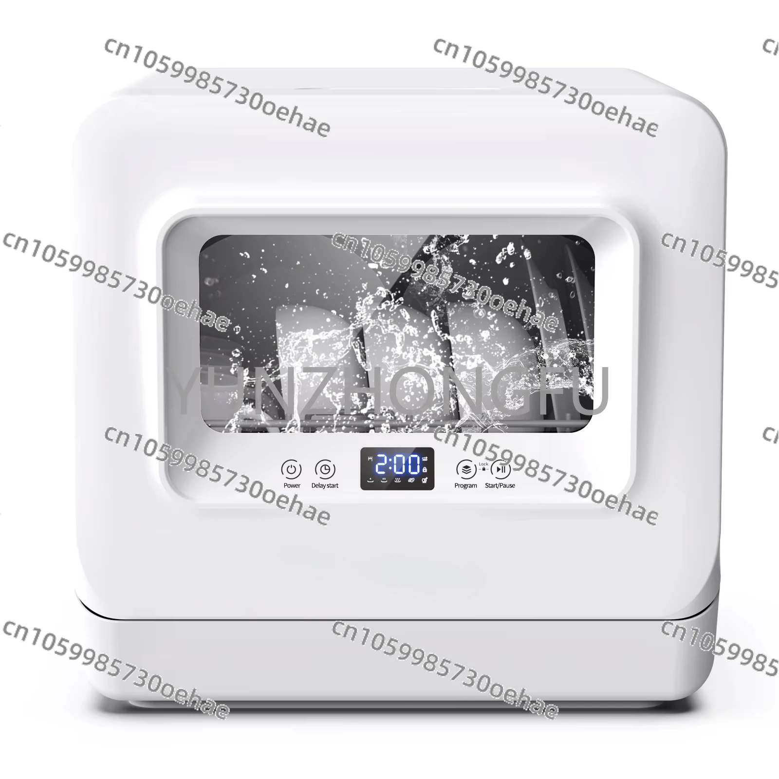 

110V US for Desktop Dishwasher, Fully Automatic Household Installation-free Smart Drying