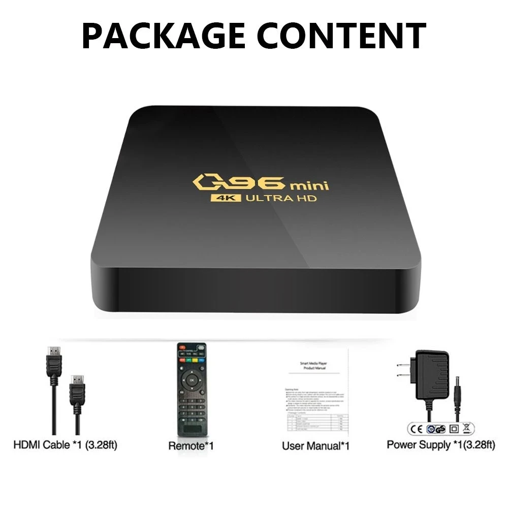 Smart TV Box TV Box S 4K Ultra HD Android TV HDR 2GB 8GB WiFi DTS Multi Language Smart Mi Box S Media Player Smart TV For Xiaomi