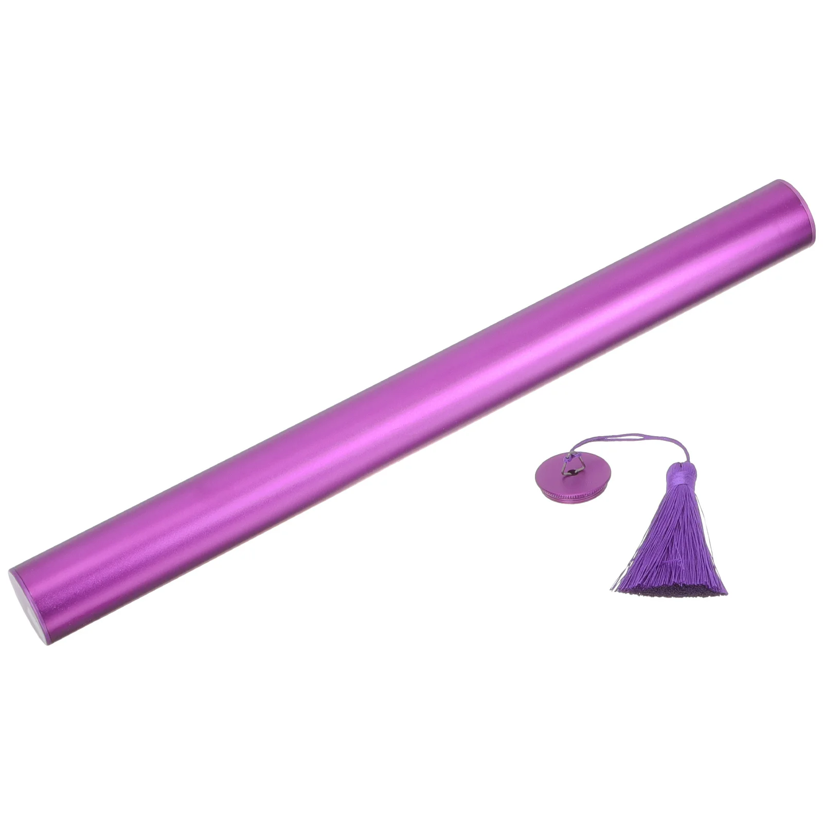 

Yangqin Storage Tube Aluminum Alloy Portable Dulcimer Case Smooth Hard Shell Rotating Cap Instrument Accessory