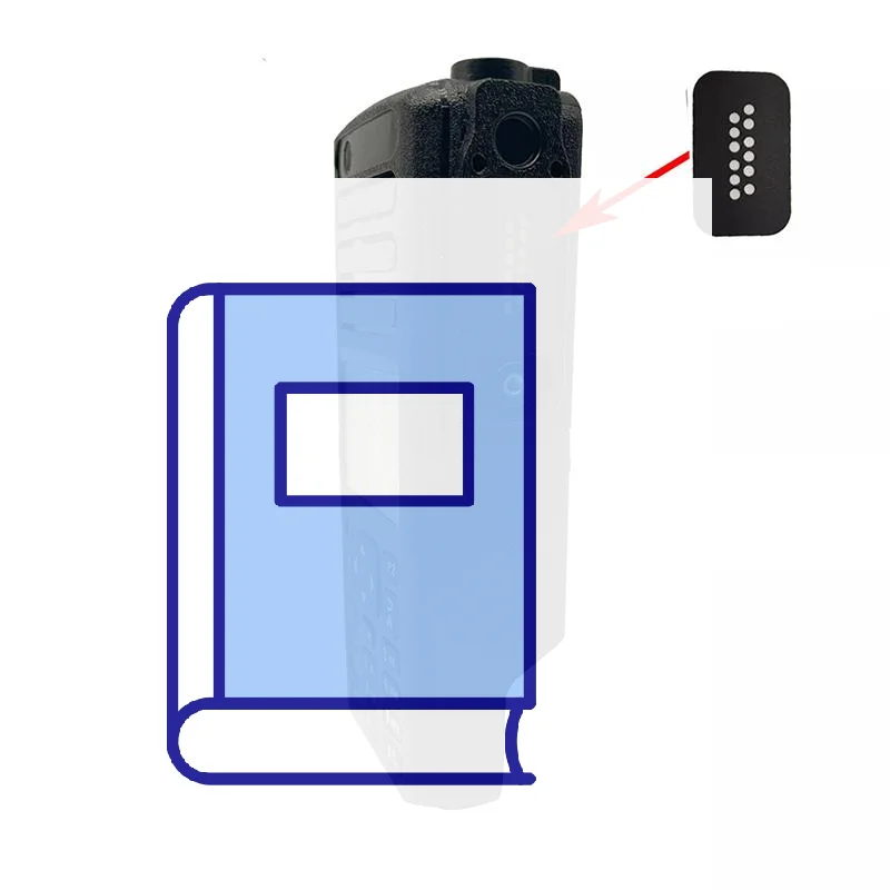 10 PCS Flexible Speaker Cable Label For XPR7350, XPR7550, DGP8550, DP4800, Etc. Walkie-talkie Side Cable Connector Sticker