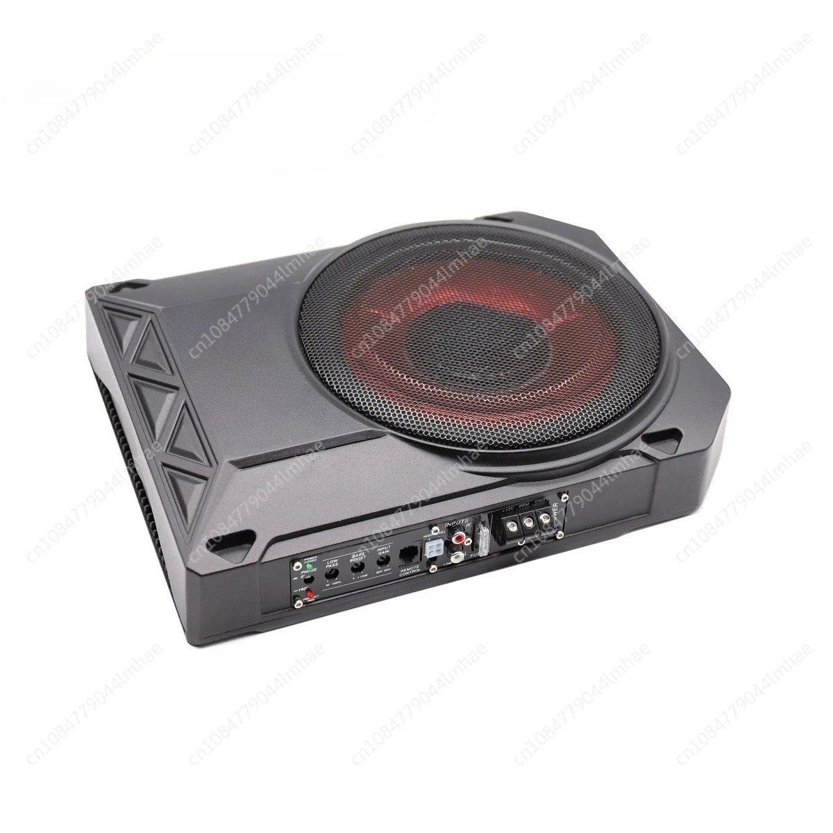 

Big Output Power 600W PZ-SU1010 10"Inch Car Seat Active Subwoofer With Aluminum Case