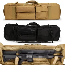 Tactical Gun Rugzak Dubbele Geweer Zakken Dual Carbine Draagtas voor SAW M249 M4A1 M16 AR15