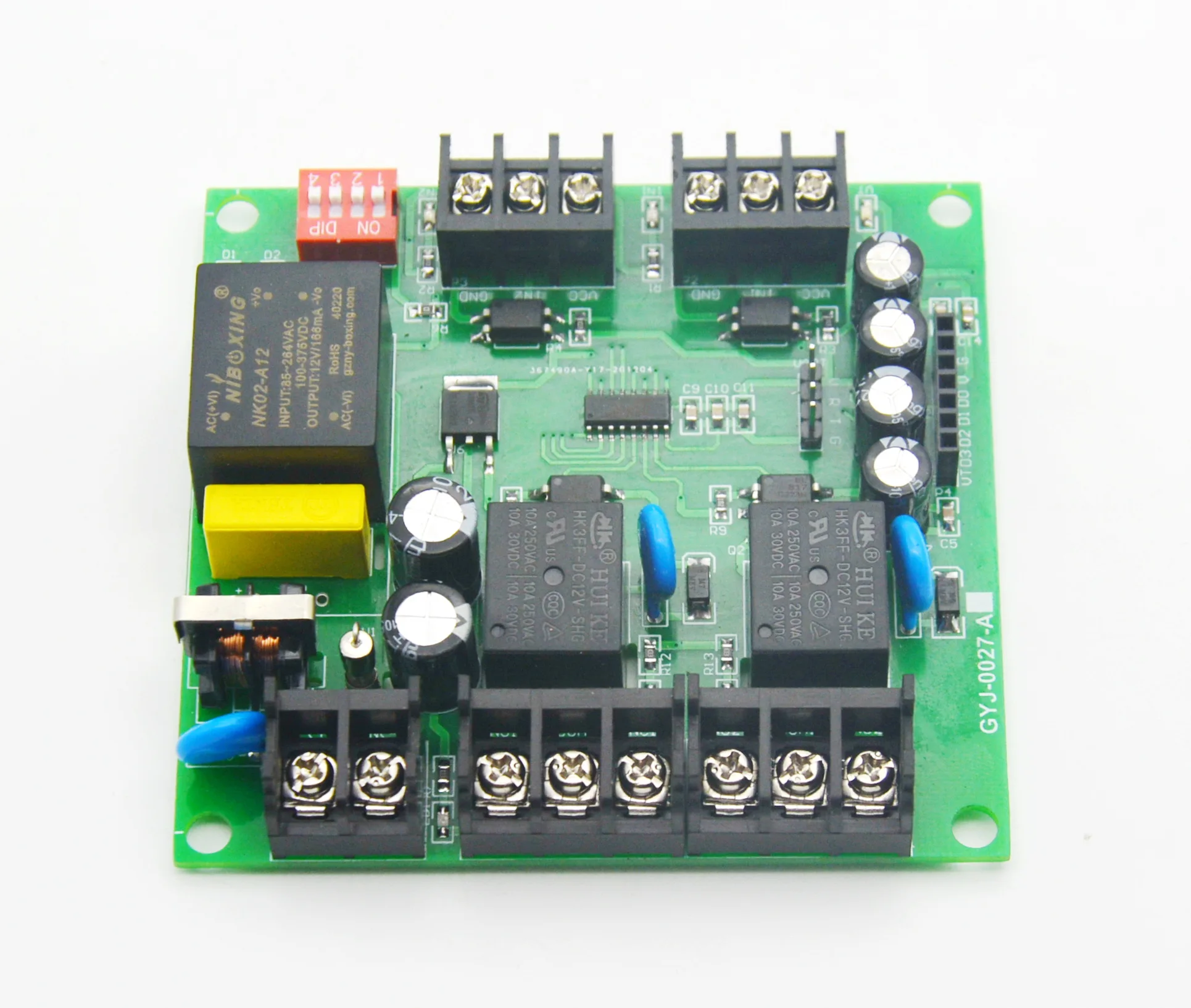 GYJ-0027-A المزدوج الاستشعار المدخلات مقارنة التحكم التتابع الإخراج مع جهاز التحكم عن بعد يمكن تطويرها للتحكم