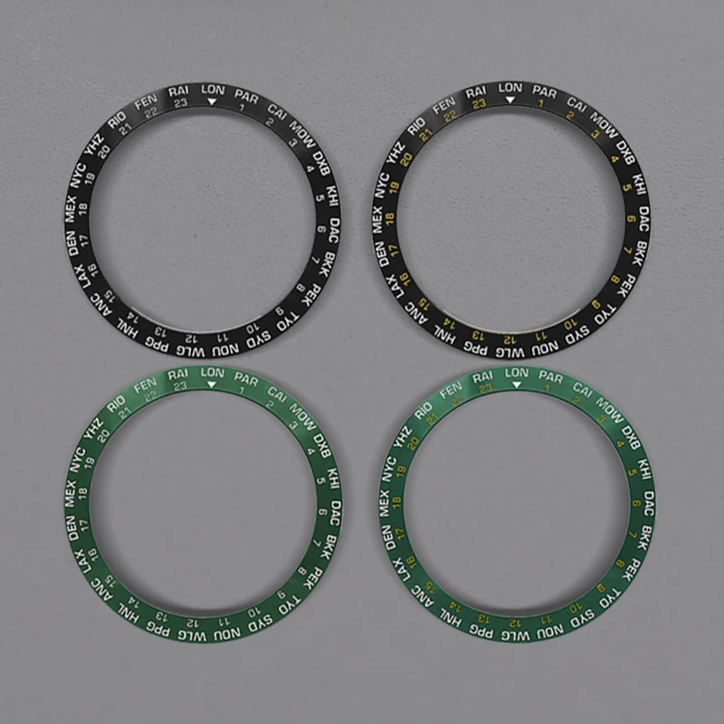 38x30.6mm watch ceramic bezel inset beveled bezel fits SKX007 SKX009 SRPD diving case bezel ring parts watch bezel spare parts