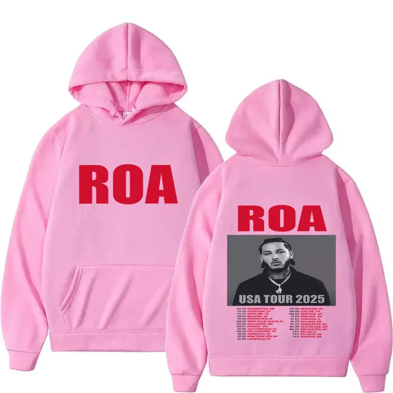 ألبوم جديد جولة 2025 هاراجوكو هوديس موضة فضفاضة مريحة فضفاضة الجمالية بلوزات الصوف الرجال النساء المتضخم القمم الشارع الشهير