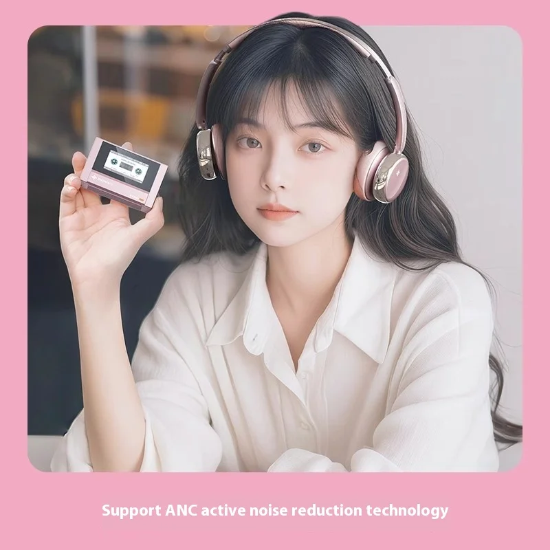 سماعات FiiO ANYTIME Bluetooth5.4 الرجعية اللاسلكية بتقنية البلوتوث مع إلغاء الضوضاء النشطة ANC والزي الجمالي للألفية