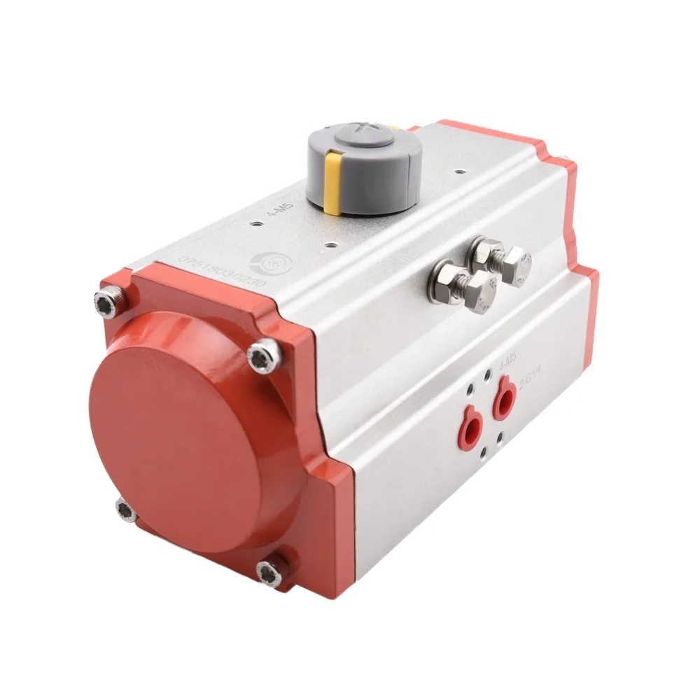 Rotary actuator VAT Series 1/8 1/4 3/8 1/2 Double Acting  Electric Aluminum Pneumatic  Actuator