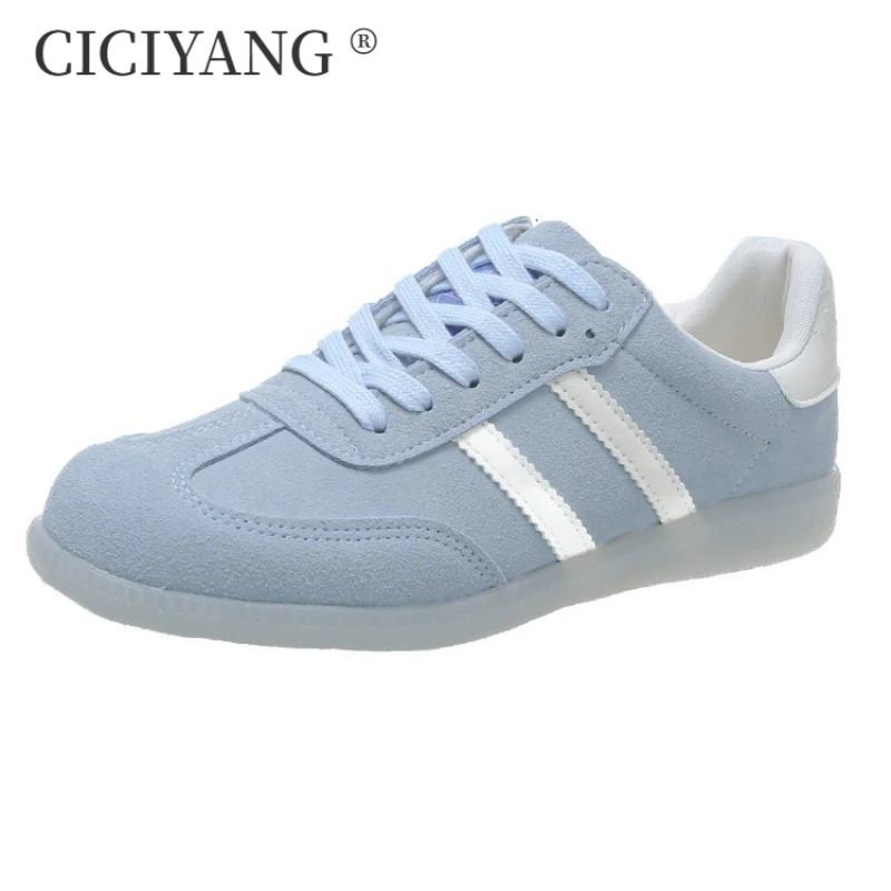 

CICIYANG Women Forrest Gump Shoes Genuine Leather Summer 2024 Spring New Small White Shoes Ladies Sneakers Moral Training Shoes