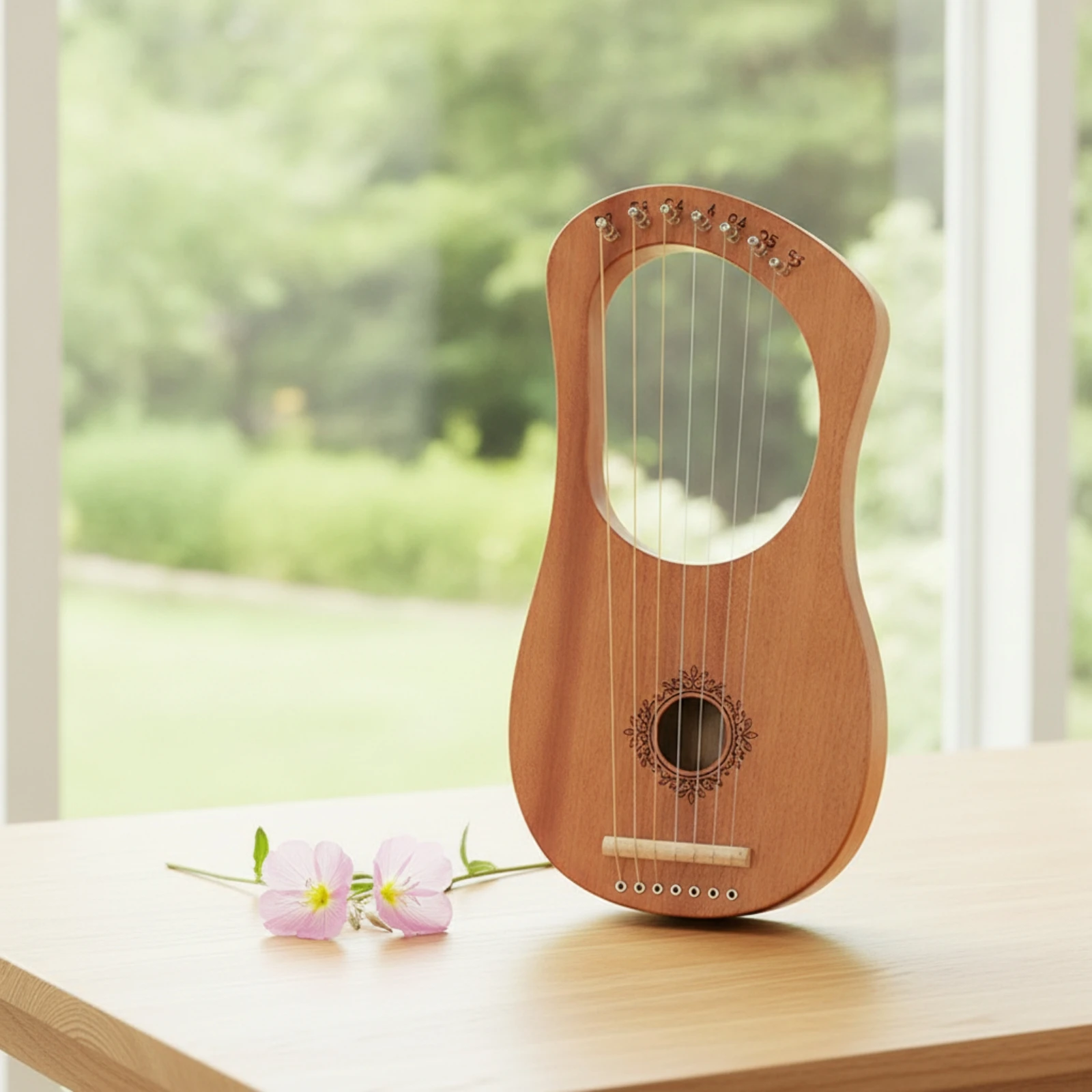 7-Saitige Lyre Holzlyre 7-Sait – Musical Instrument Lyre Bewertung und Preis