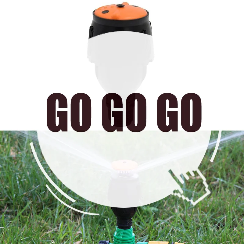 

Вращающаяся спринклерная насадка для садового газона, автоматические вращающиеся спринклеры для орошения на 360 градусов