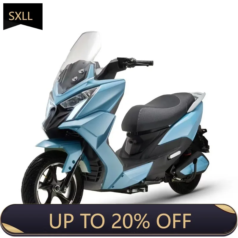 

SXLL Sports car new M6 2000 watt black electric moped 1500 watt motor 72V 48v lithium EEC certificate approval 60 km/h scooter