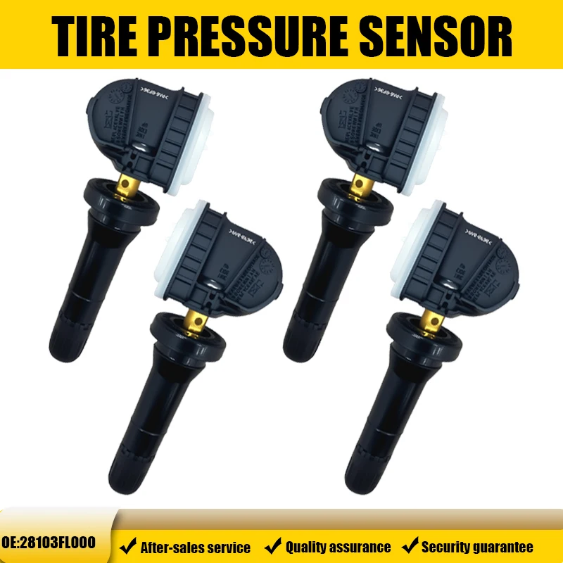 1/4PCS 433MHZ Tire Pressure Monitor System Fit For Subaru Replacement For Crosstrek Forester Outback 28103FL000 28103FL00A