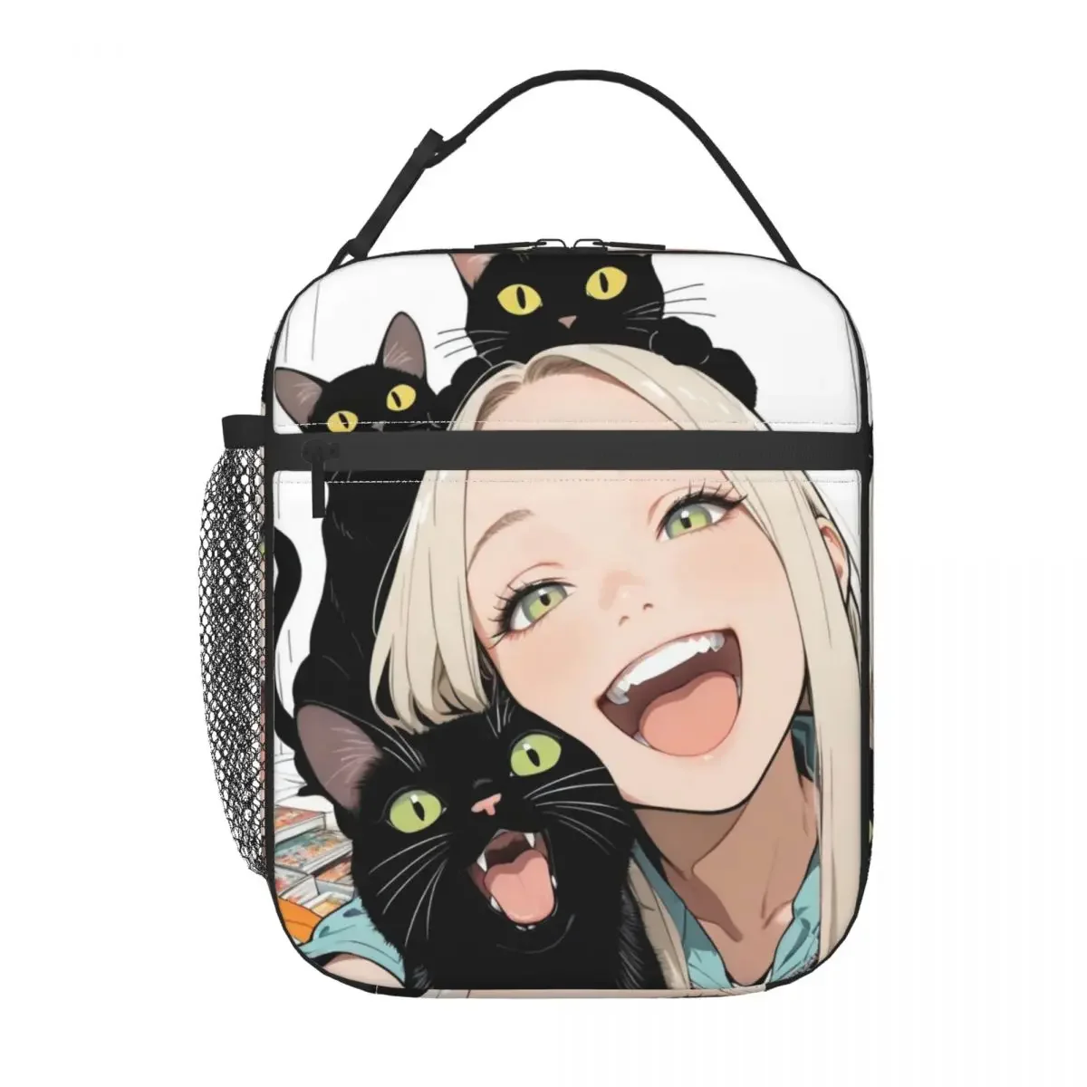 

Cartoon Cool Girl Insulated Lunch Bags Thermal Bag Lunch Container Leakproof Tote Lunch Box Men Women Beach Outdoor