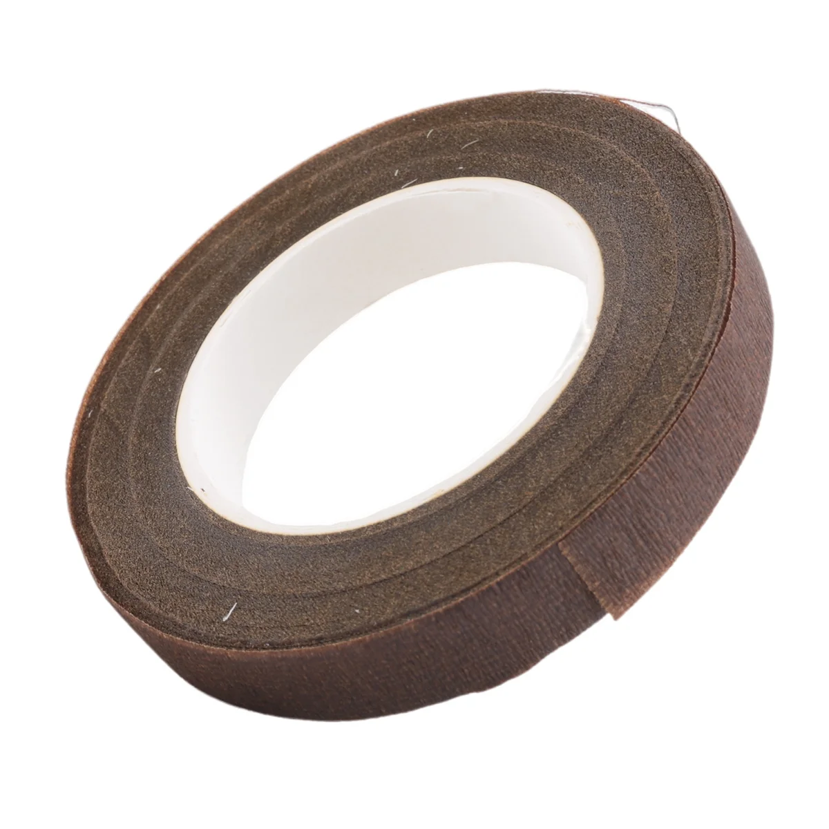 CHCH 30Yard 12mm Self-adhesive Paper Tape Floral Stem for Garland Wreaths DIY Craft Artificial Silk Flower（brown）