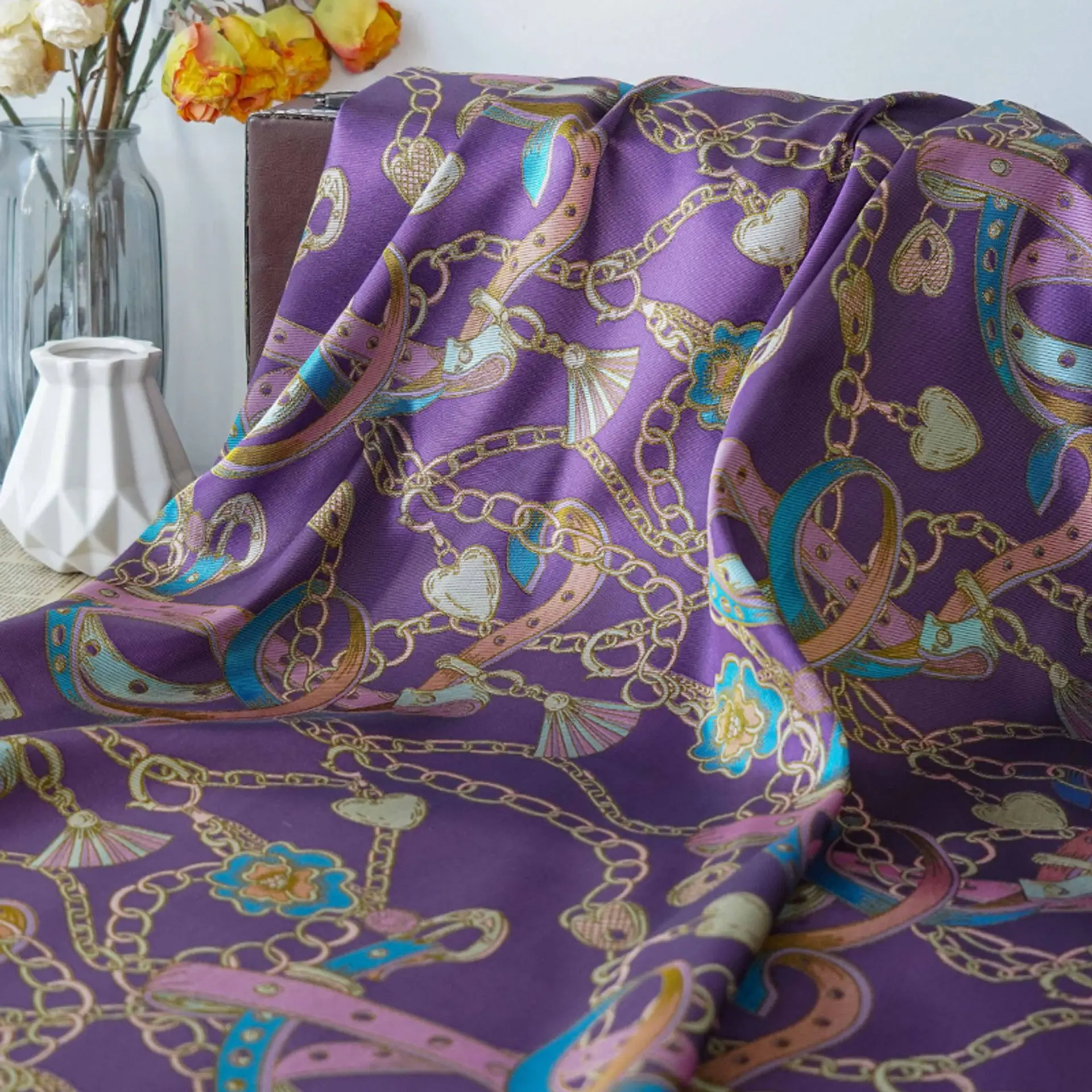 

Yarn Dyed Jacquard Fabric Abstract Pattern for Women's Skirt Jacket Vests Handmade Sewing Fabric Upholstery Cloth