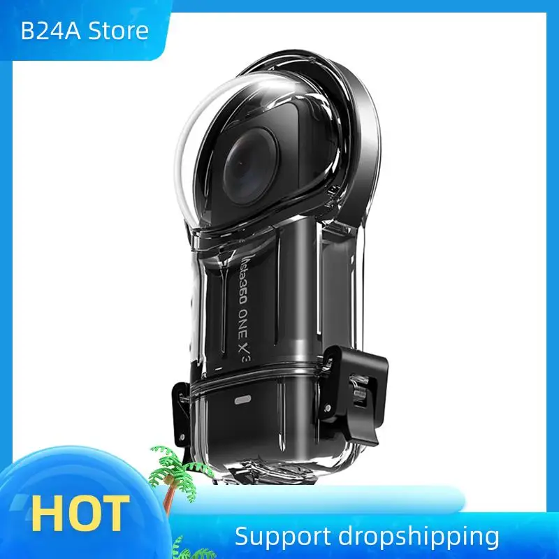 

B24A Diving Case Forinsta360 X4 Underwater Diving Case Insta360 X4 Camera Protective Anti-Scratch Diving Shell