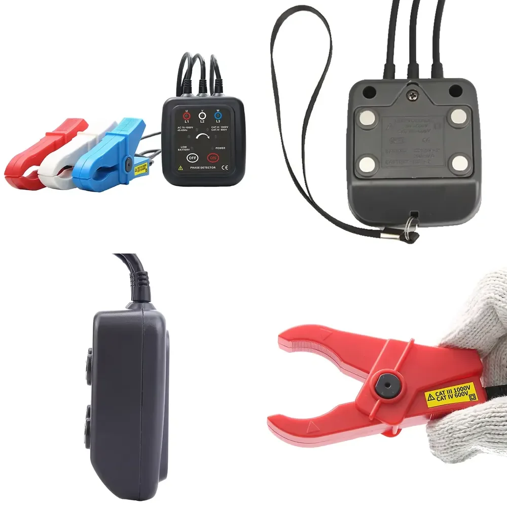 

ETCR EM1000D Live Line Detection 70-1000V AC Positive Reverse Phase Judgment Non Contact Phase Sequence Indicator