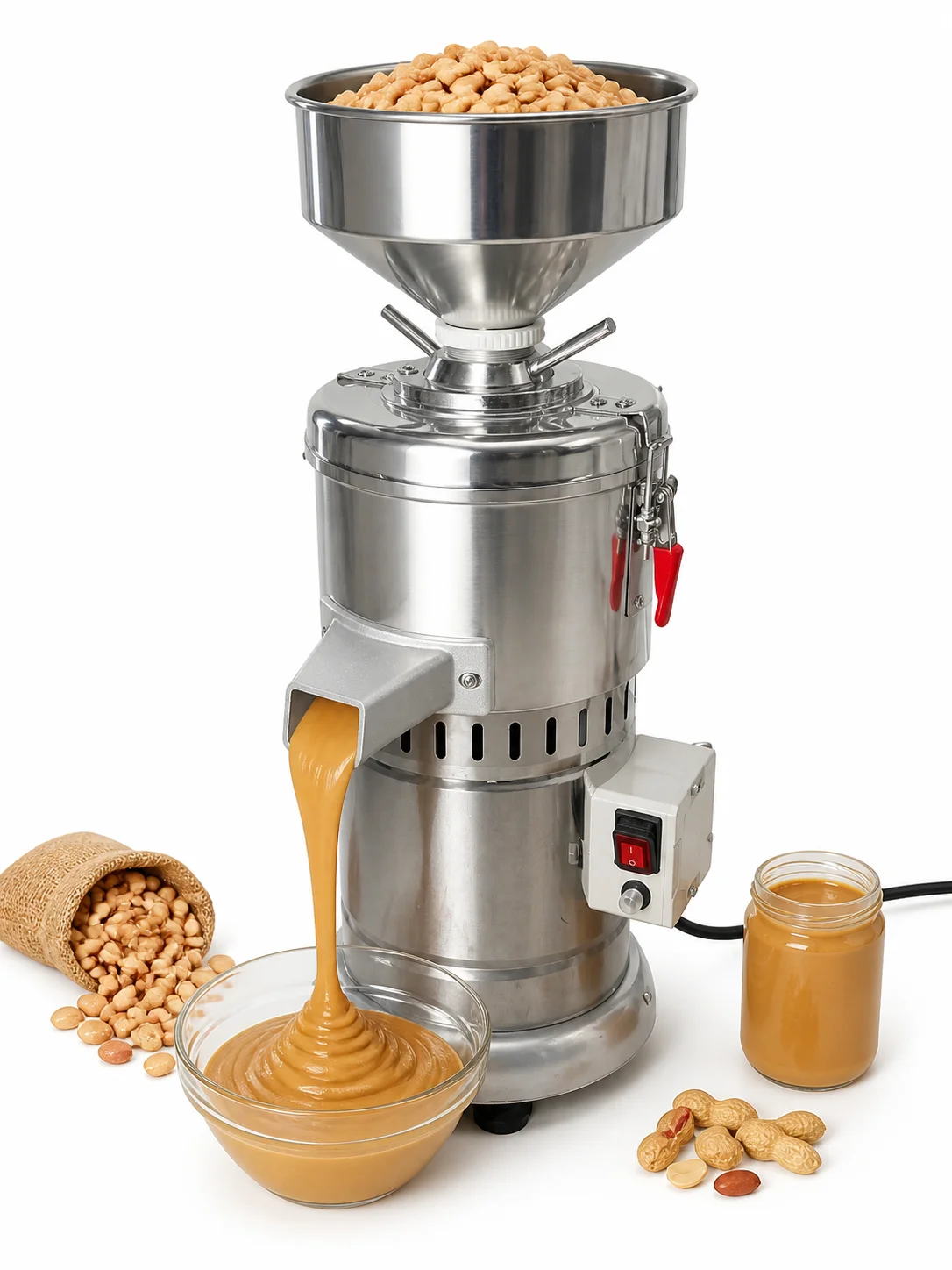1. Multi‑purpose Desktop Colloid Milling Accessory For Ful Sudani Dip Kunjut Butter And Peanut Paste Preparation