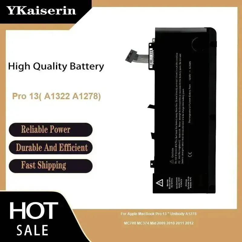 

Reliable Power For Apple Macbook Pro 13 A1278 A1322 2009 2010 2011 2012 Non-Retina Version Laptop Battery