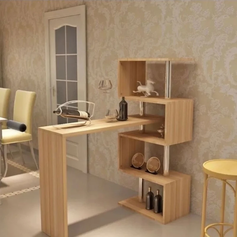 

Home simple bar table, entryway partition, creative wine cabinet, living room, balcony table