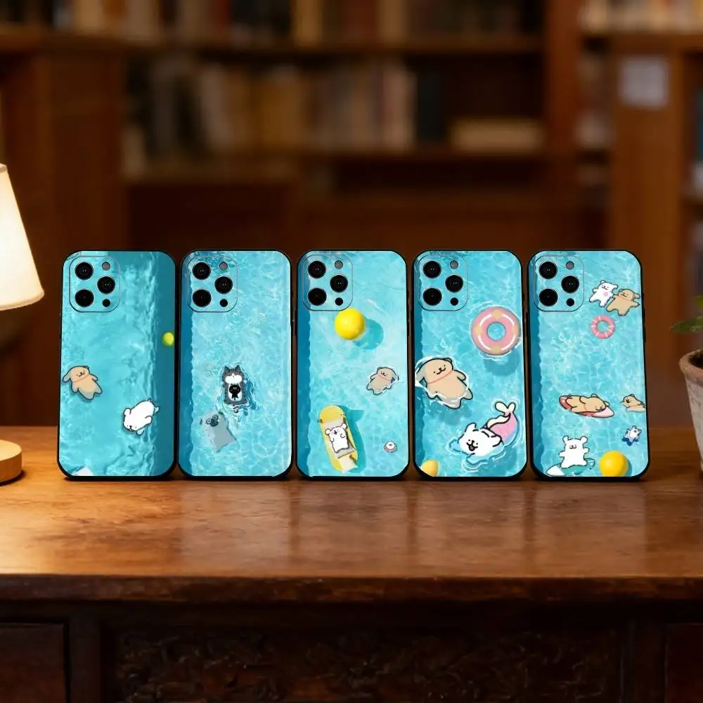 

Beautiful cartoon Phone Case For iPhone 17, 16,15,14,13,12,11 Plus,Pro Max, Others Soft Black Cover