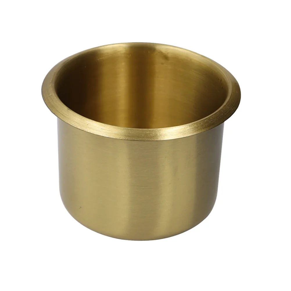 

RV Modification Cup Saucer Professional Holder Storage Can Drink Insert Recessed Drop Copper Holders Seat Back