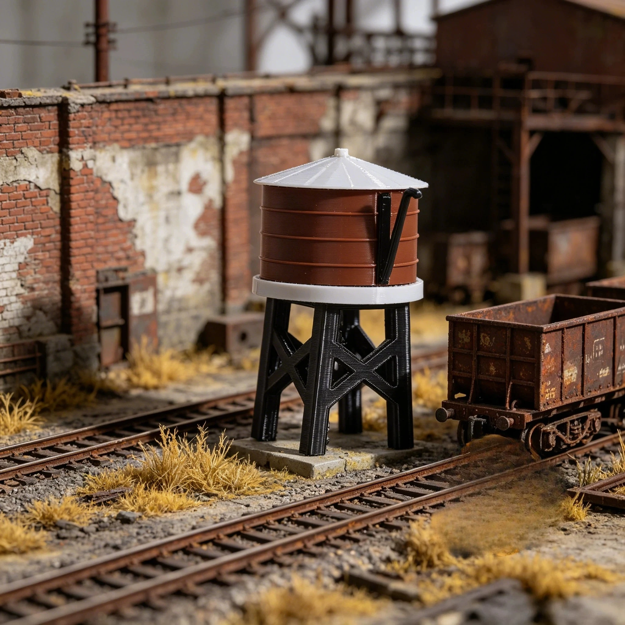 N Scale Water Tower Miniature - 3D Printing Table review and price
