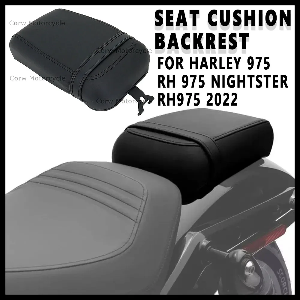 

For Harley 975 RH 975 Nightster RH975 2022 And Above New Motorcycle Accessory Passenger Pedal Kit And Seat Cushion Backrest