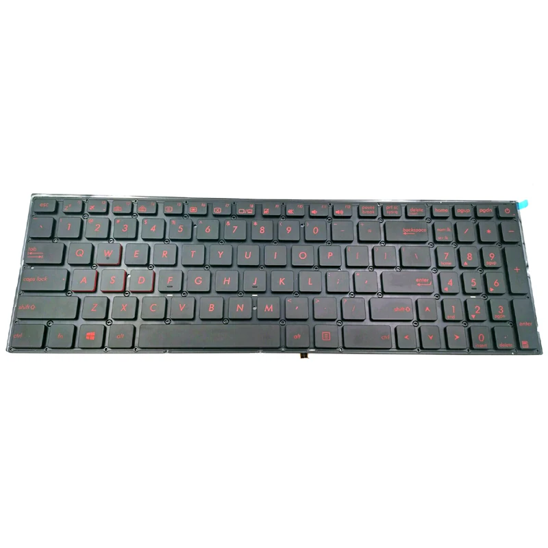 New For Asus FX502 FX502V FX502VD FX502VD-NB76 FX502VM FX502VM-AS73 Laptop Keyboard US Backlit