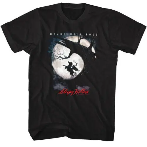 Sleepy Hollow Heads Will Roll Black T-Shirt