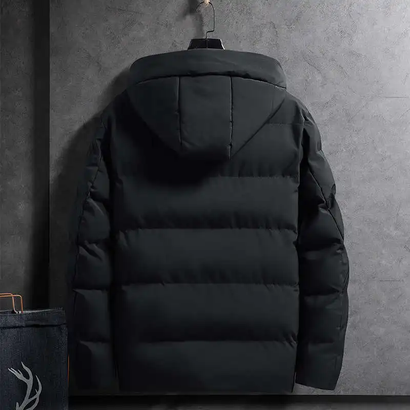

Men's Winter Cottonpadded Clothes Warm Coat Casual Jaet Youth Urban Faion Stand Fit Overd
