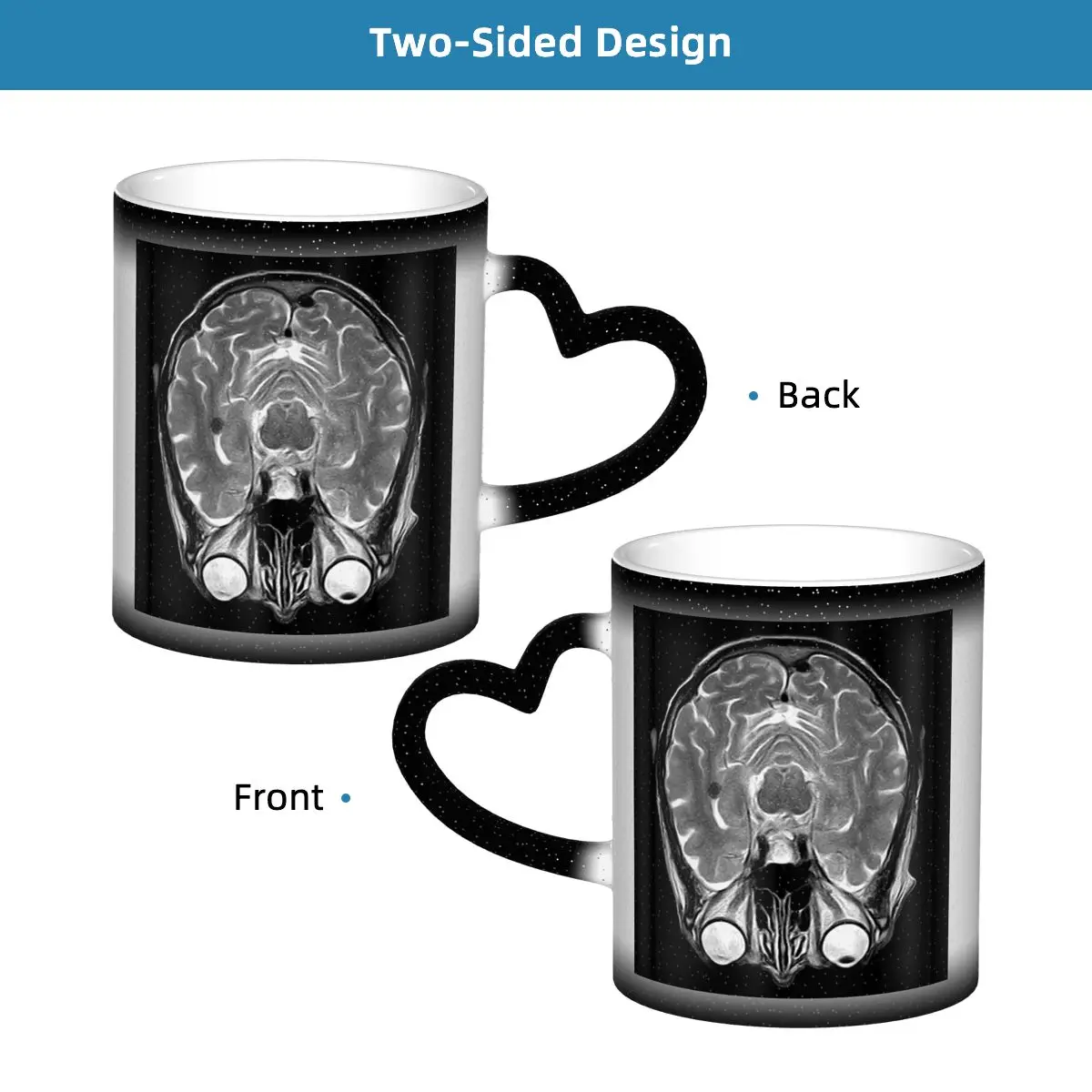 كوب MRI Of The Brain، أكواب قهوة سيراميك مضحكة، أكواب شاي، كوب حليب، أدوات للشرب هدية للأصدقاء