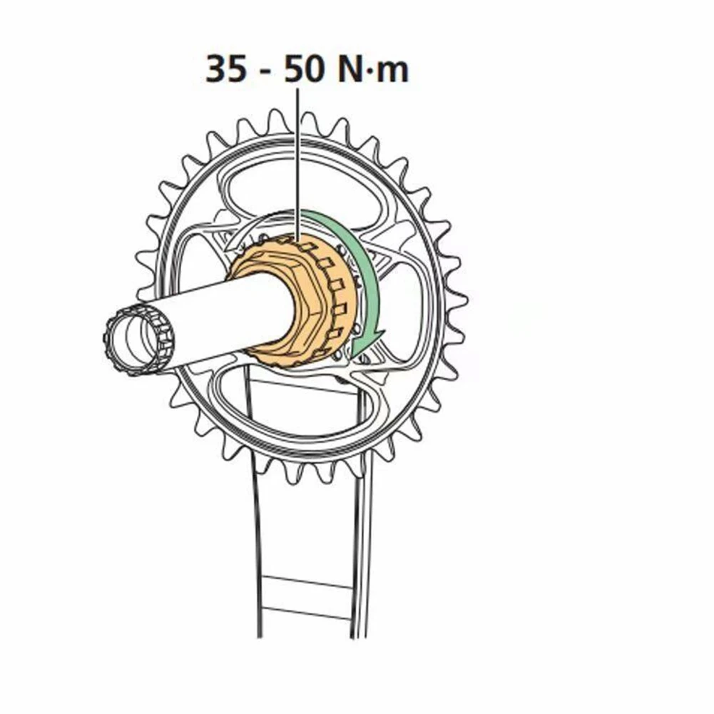 ALLTOO Bicycle 12S Chainring Lock Ring Adapter Removal Tool Chainring Installation Tools for SHIMANO DEORE SLX XT 6100,Blue