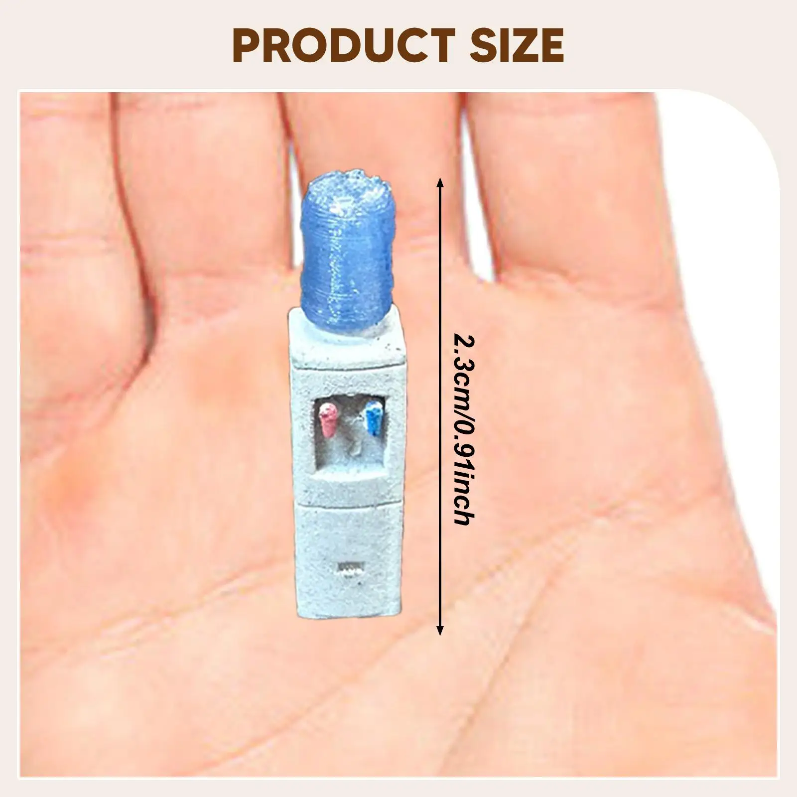 

1/64 Scale Miniature Household Appliance Decor Mini Simulated Sand Table Garage Repair Shop Drinking Fountain Model