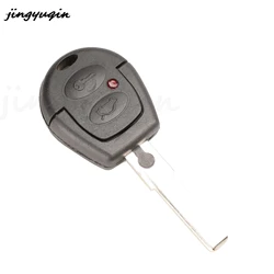 jingyuqin 2 Buttons Remote Car Key Shell Case For Vw Polo Golf Jetta Sharan Seat Leon For Skoda Fabia Octavia