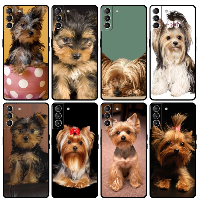 Yorkie Yorkshire Terrier Case For Samsung Galaxy S20 S21 FE S22 Plus S23 Ultra S8 S9 S10 Plus Note 10 20 Ultra Cover