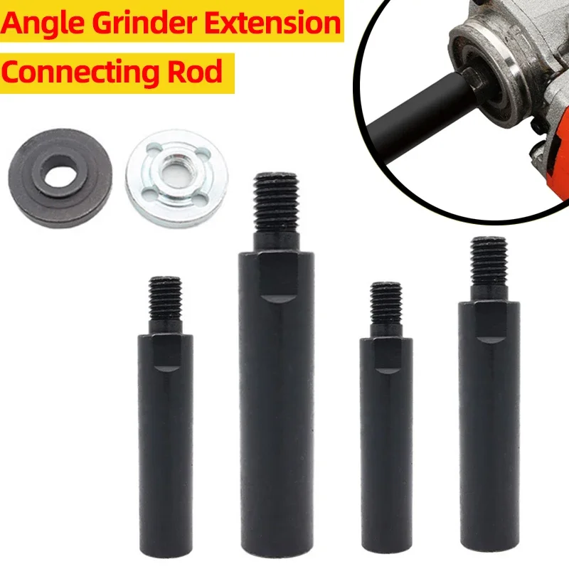 Angle Grinder Extension Rod M10 M14 Polishing Machine Connecting Rod 100/140 Type Gear Conversion Adapter Head Power Tool