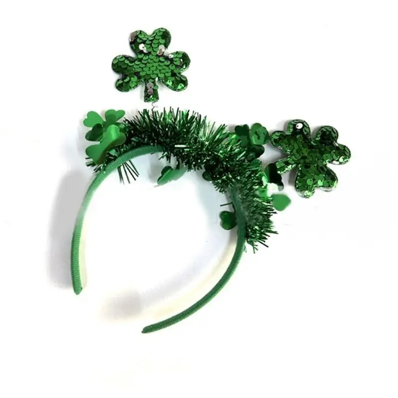 A52E Kabouter haarhoepel klatergoud kostuums Patrick's Day Wear Party Props